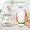 100 Count 16 oz Compostable Paper Coffee Cups, Biodegradable Disposable Coffee Cups with CPLA Lid, Eco-friendly Hot Drinking Cups for Party, Picnic, Travel,and Events